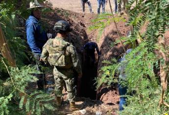 Oficina de Apoyo a Búsquedas y la Comisión Nacional exploran predios en Ahome