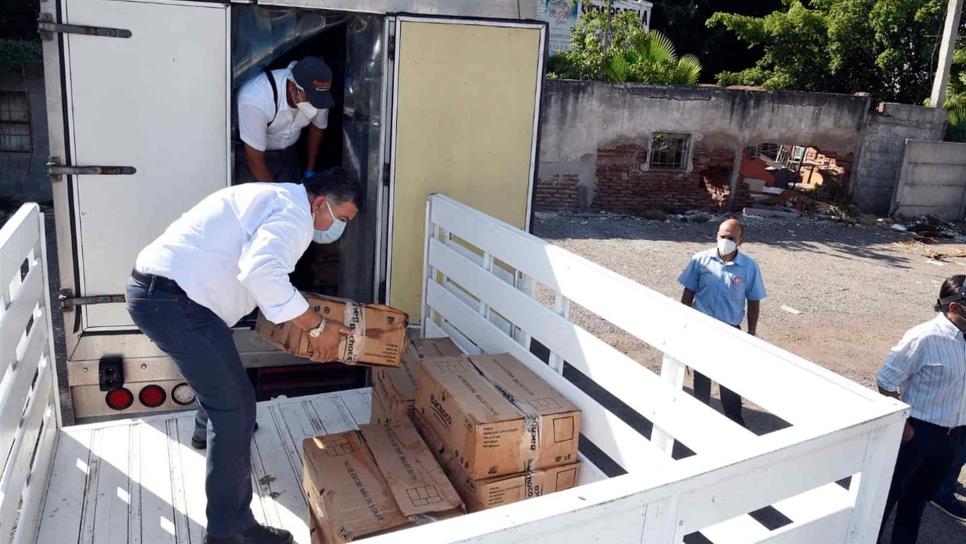 Dona Bachoco pollo al Ayuntamiento de Ahome; suman 6 t en cuarentena