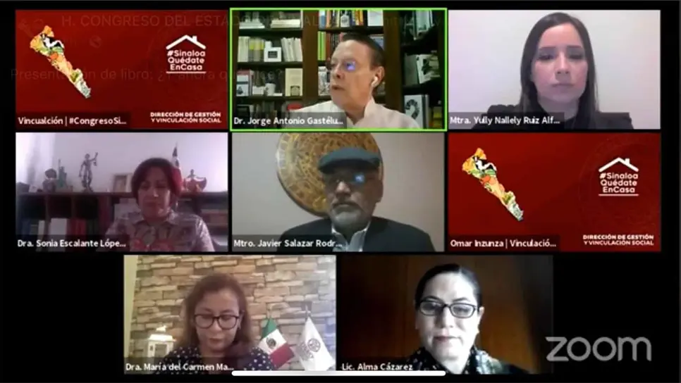 Salazar Rodríguez presentó su obra de manera virtual.