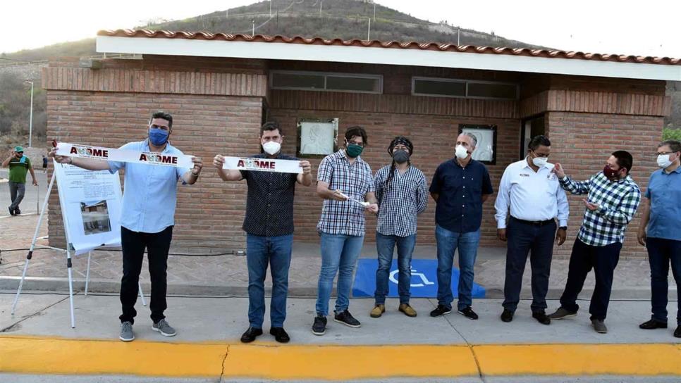 Entregan módulo de baños en el Cerro de la Memoria