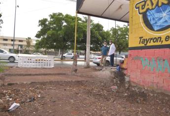 Instalan reja y dan mantenimiento a lugar donde murió joven ahogada en Culiacán