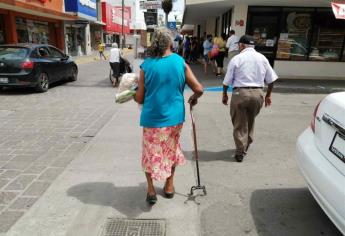 Abuelita arriesga su salud al ir en busca de apoyo al Ayuntamiento de Mazatlán