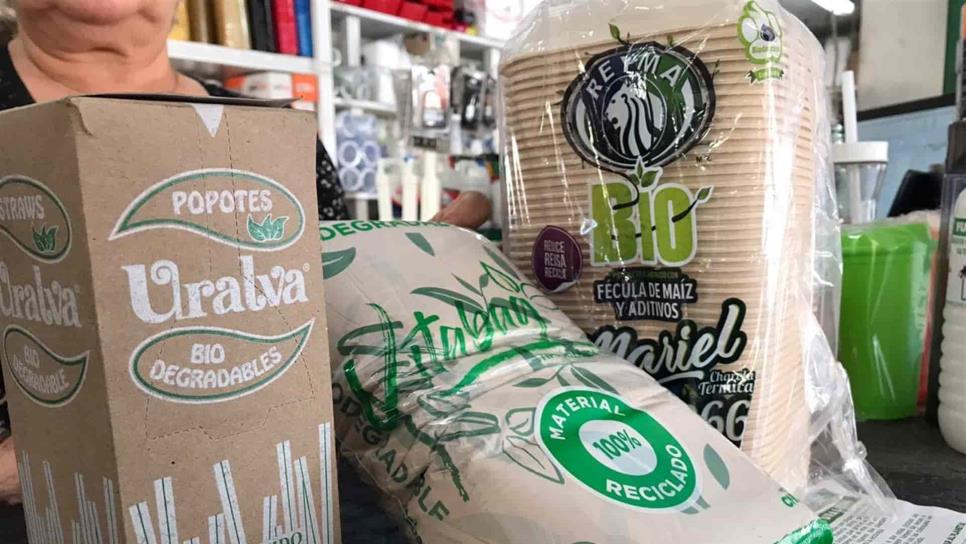 Desde hace meses sólo vendemos biodegradables: comerciante