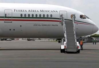 Aterriza avión presidencial en el AICM