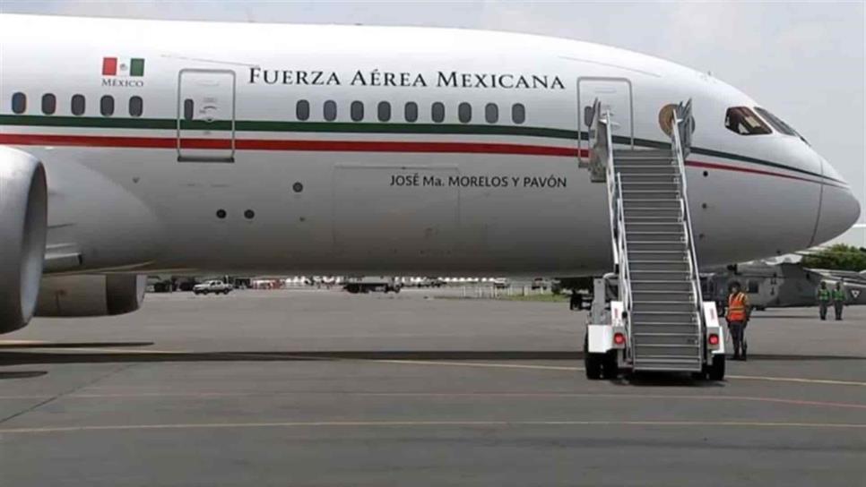 Aterriza avión presidencial en el AICM