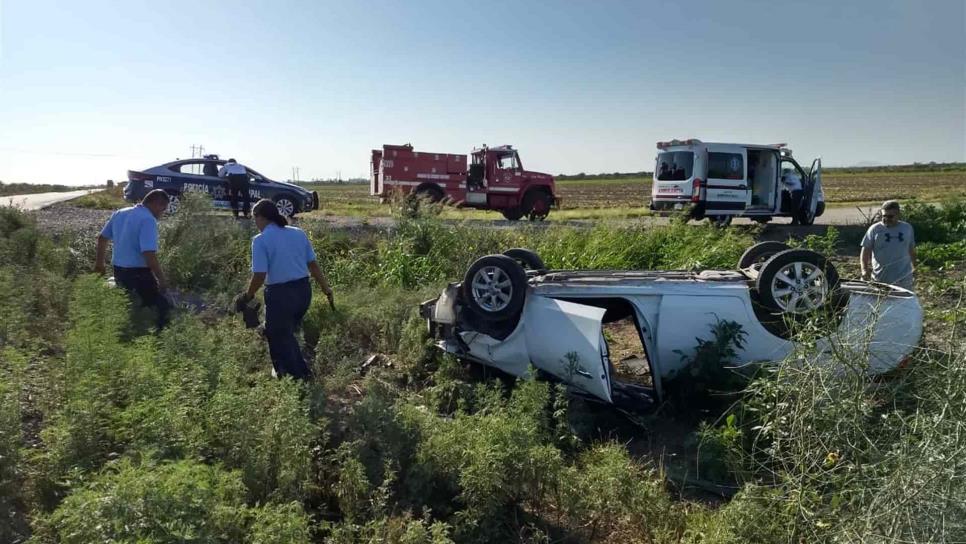 Accidente sobre la carretera El Carrizo-El Fuerte deja dos lesionados