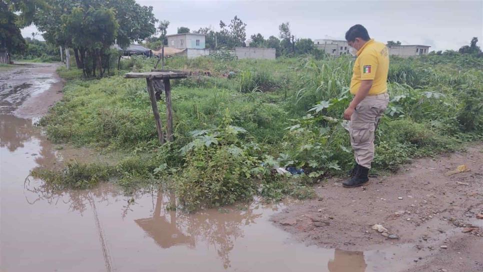 Sólo encharcamientos dejan en Escuinapa remanentes de Hanna