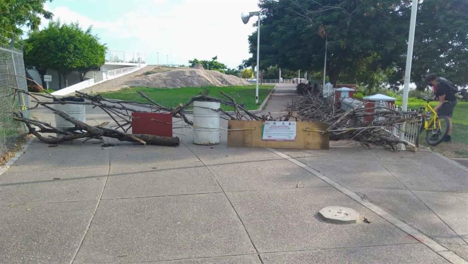 Cierran dos áreas del Parque Las Riberas y zona de asta bandera