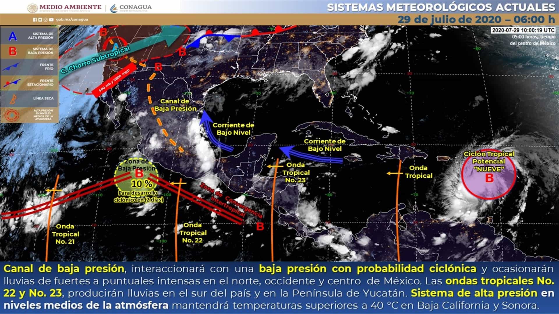 FOTO: Twitter @conagua_clima