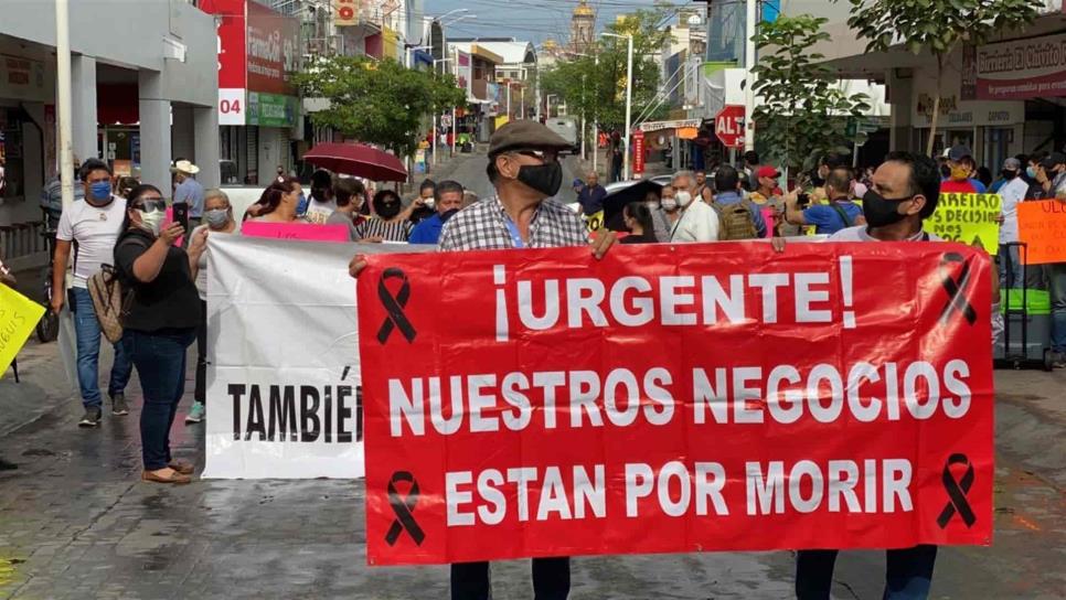 Se une Canirac Culiacán a manifestaciones de tiangueros y locatarios del centro