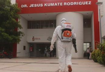 De nueva cuenta desinfectan el Hospital General de Los Mochis