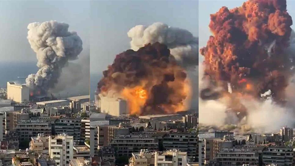 Fuerte explosión deja daños y varios heridos en puerto de Beirut, Líbano