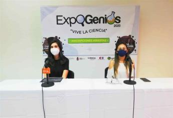 Concurso de Expogenios 2020 abre registro en línea para estudiantes de Sinaloa