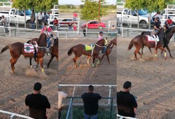 Sin medidas y con aglomeraciones, organizan carreras de caballos en Guasave