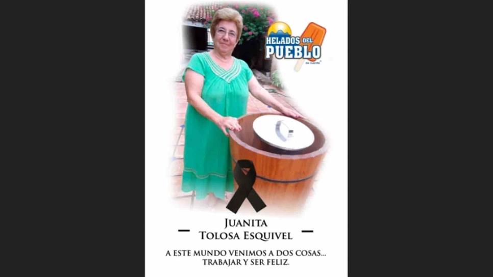 Fallece Juanita Tolosa, fundadora de Helados del Pueblo