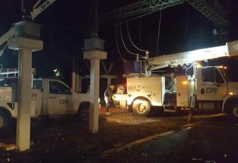 Daño en transformador provocó suspensión del servicio de energía en Los Mochis: CFE