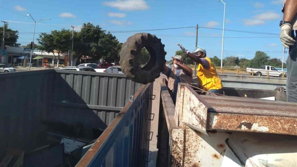 Recolectan más de 20 t de cacharros en 9 colonias de Los Mochis