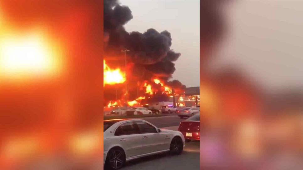 Reportan fuerte explosión en aeropuerto de Dubai