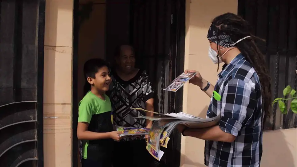 Lleva IMAC kits lúdicos a familias del fraccionamiento Virreyes y Buena Vista