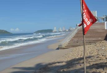 Decretan cierre parcial de playas en Mazatlán