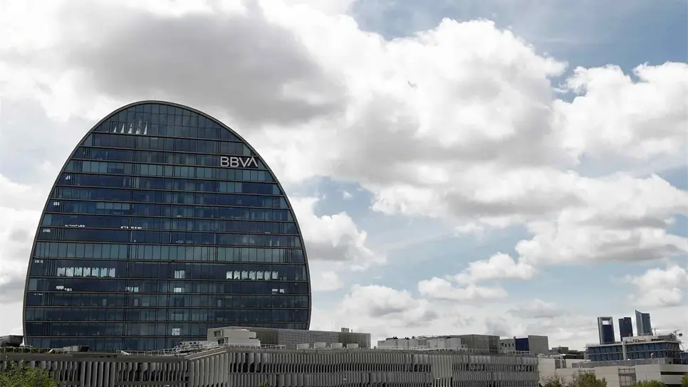 Vista general de la sede del BBVA en el madrileño barrio de Las Tablas, en Madrid. EFE/Mariscal/Archivo