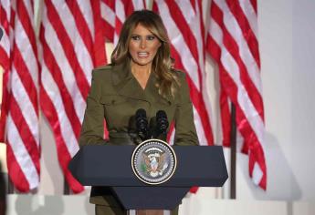 Melania Trump reconoce la gravedad de la pandemia y promete un futuro mejor