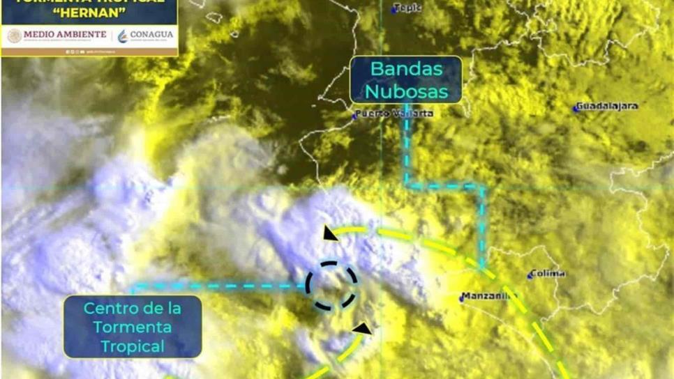 Alerta verde en el sur de Sinaloa por la tormenta tropical Hernán