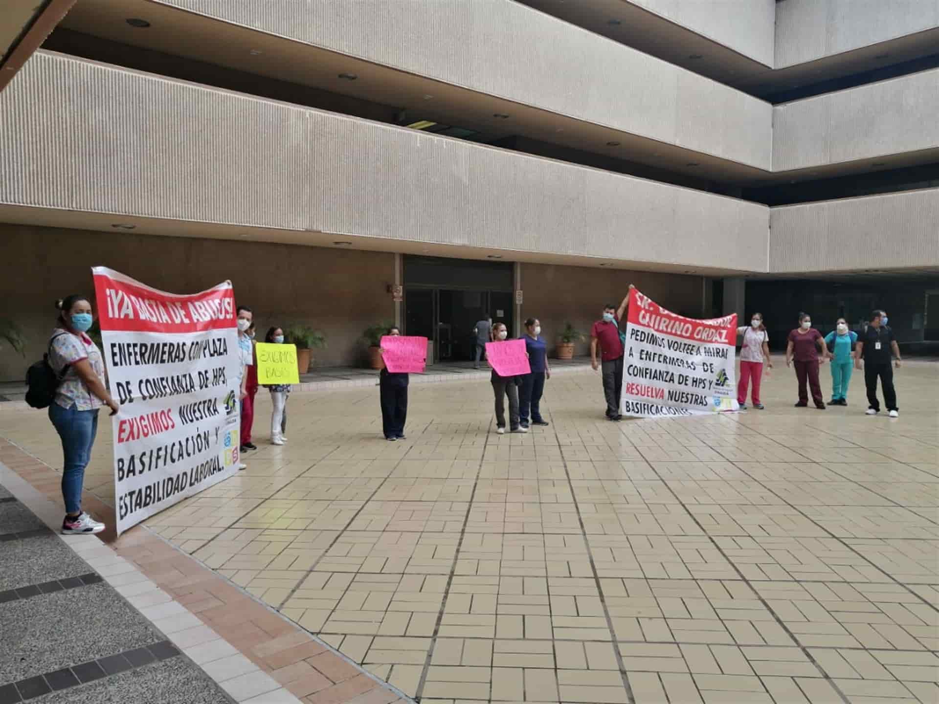 Se manifiesta de nuevo personal del Hospital Pediátrico en Culiacán