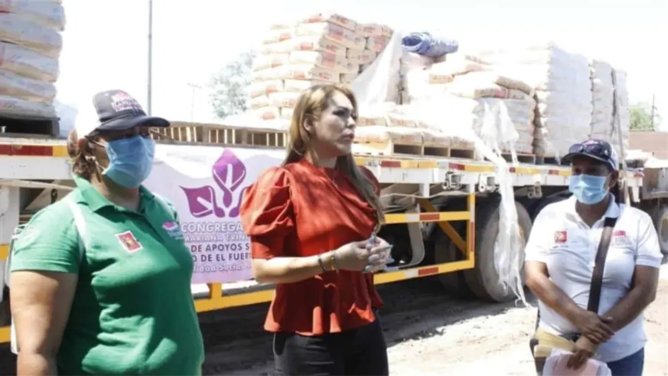 Más de 37 toneladas de material entrega congregación en El Fuerte