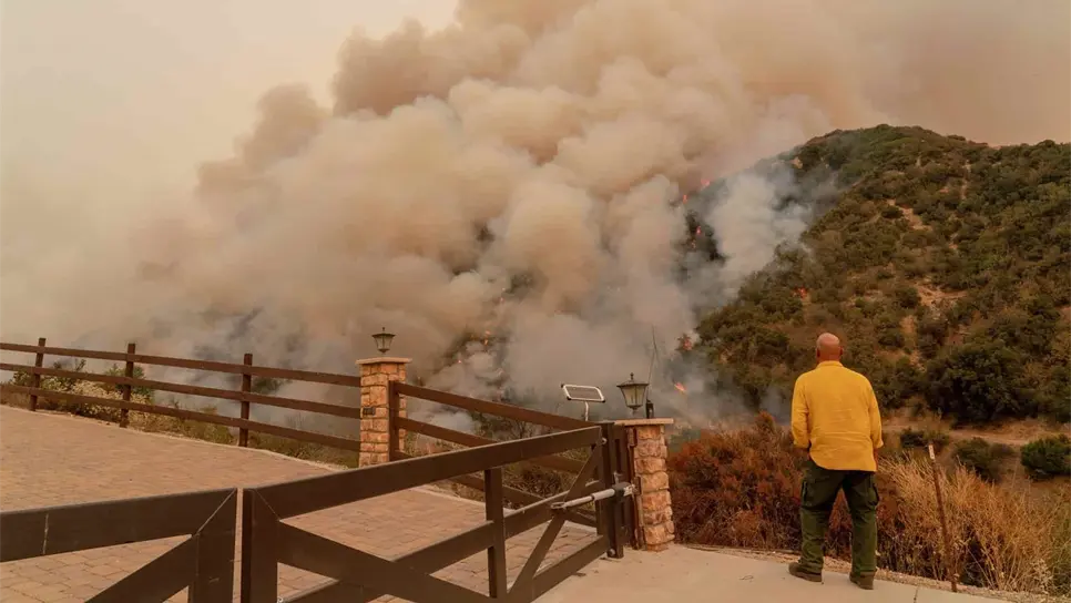El estado de California (EE.UU.) vivió este fin de semana largo su segunda oleada de incendios del verano. EFE/EPA/KYLE GRILLOT