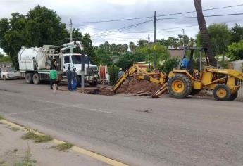 Se incrementan más del 100% los reportes por drenajes colapsados en El Fuerte