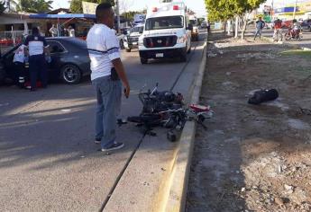 Accidente deja dos lesionados en Los Mochis