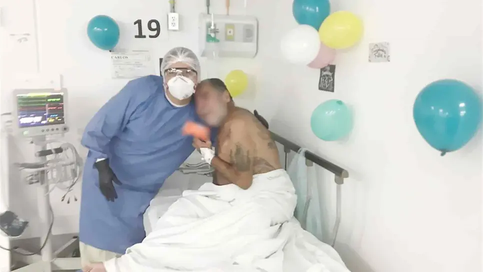 Jornalero recibe el mejor regalo de cumpleaños: recuperarse de Covid-19 en el IMSS