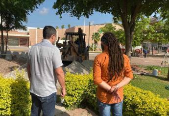 Chapman supervisa remodelación de Plaza de la Mujer