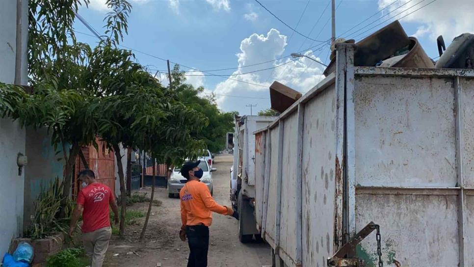 Aún en casa 254 recolectores de basura de Culiacán al ser vulnerables