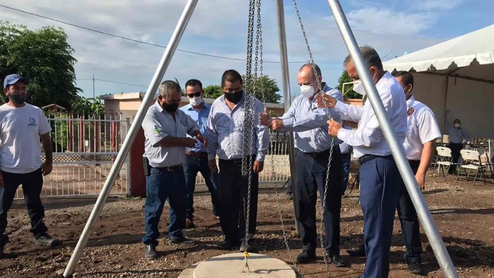 Inaugura JAPAC sistema de alcantarillado en El Quince, Casa Blanca y El Alto de Culiacancito