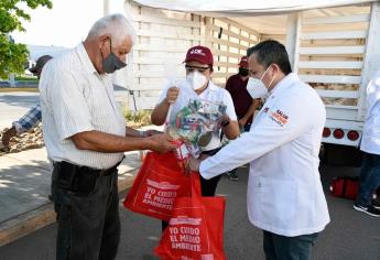 DIF y Salud Ahome reparten despensas y kits de protección contra Covid-19