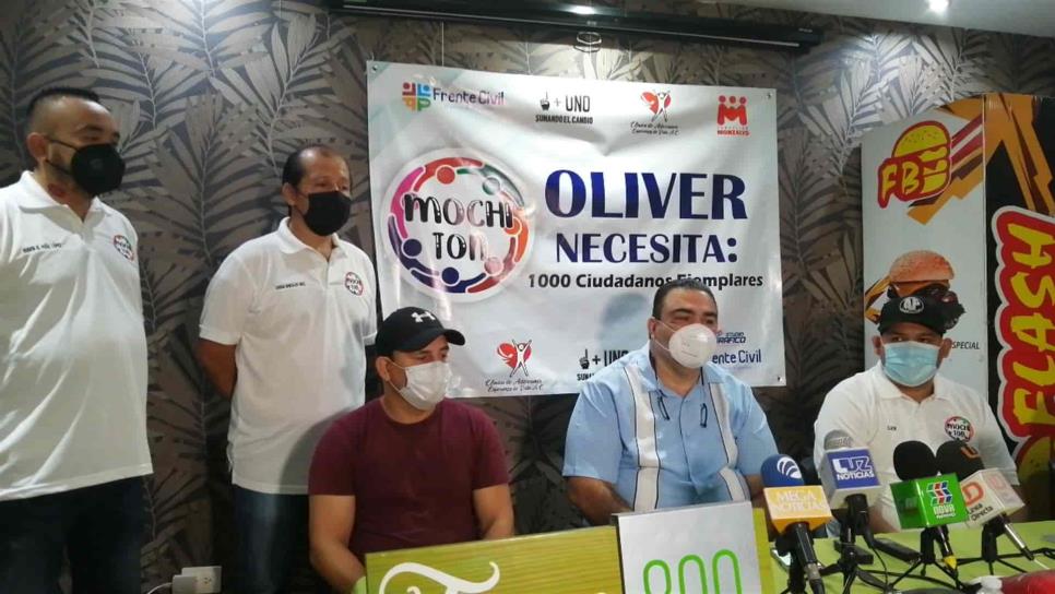 Invitan a participar en el primer Mochiton para ayudar a Oliver