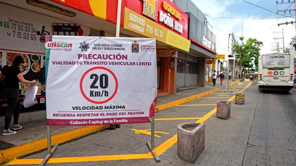 Abren más tramos de calles en el centro de Culiacán