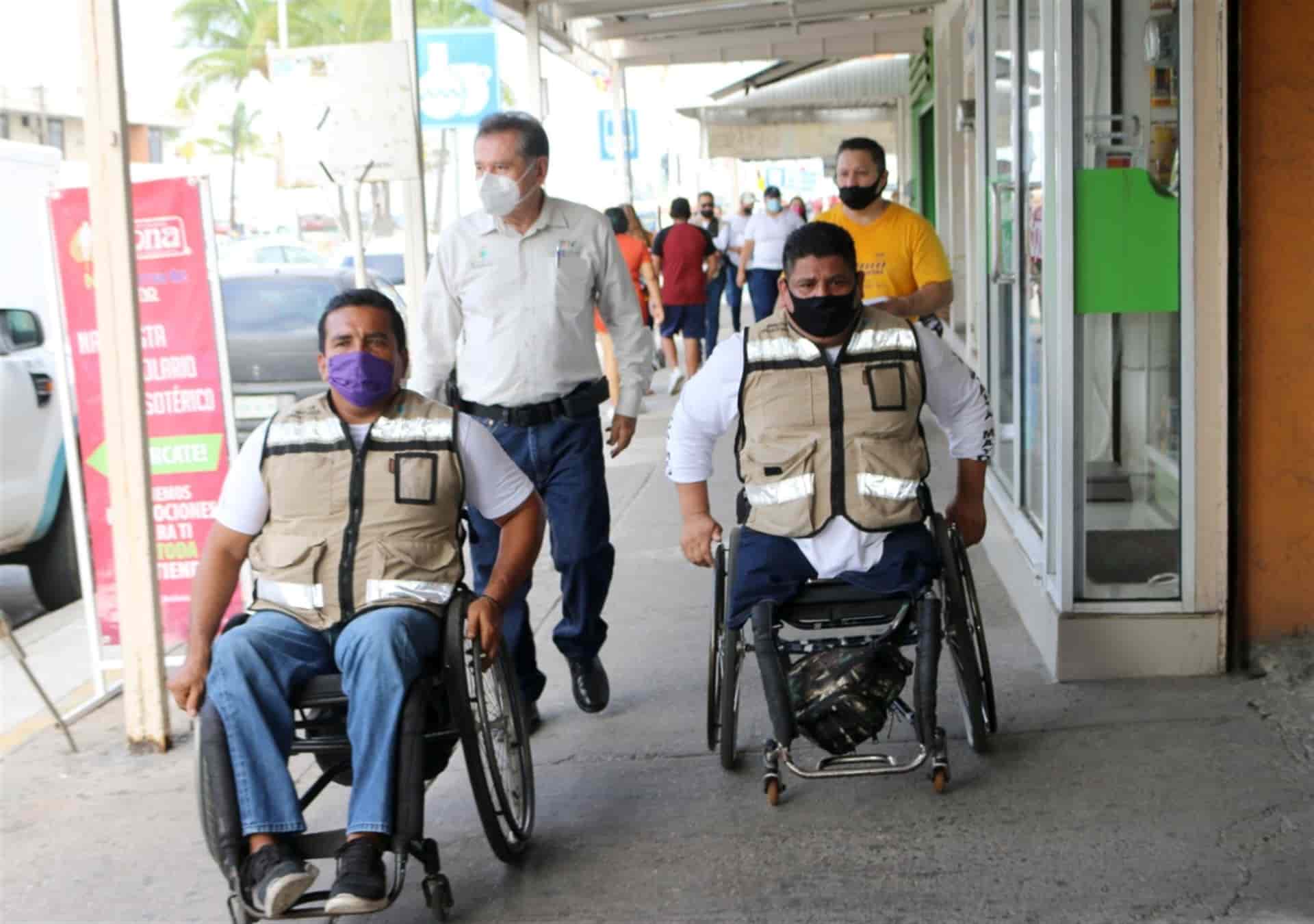 Permanecen recorridos en Mazatlán con la Campaña Banquetas Libres