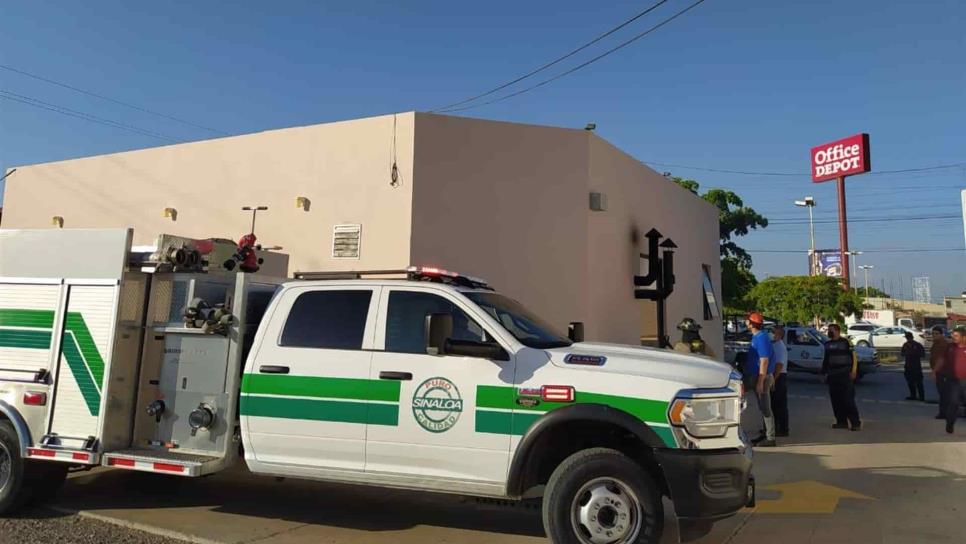 Se registra conato de incendio en cafetería de Los Mochis