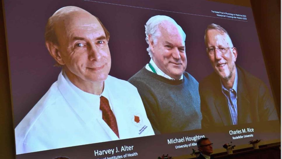 Otorga Nobel de Medicina a tres virólogos por descubrir el virus de la hepatitis C