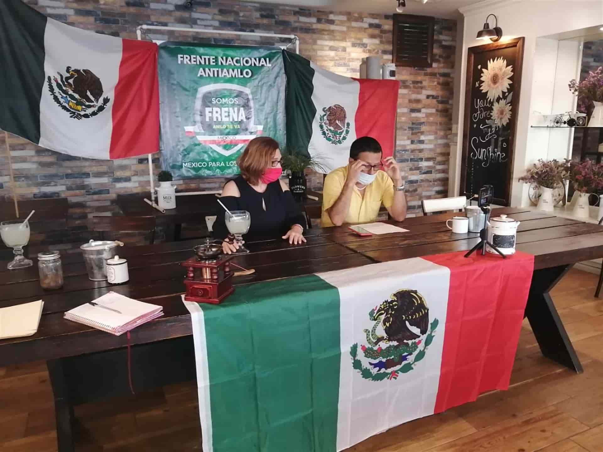 Anuncia FRENA ocupación de edificios federales para exigir dimisión de AMLO