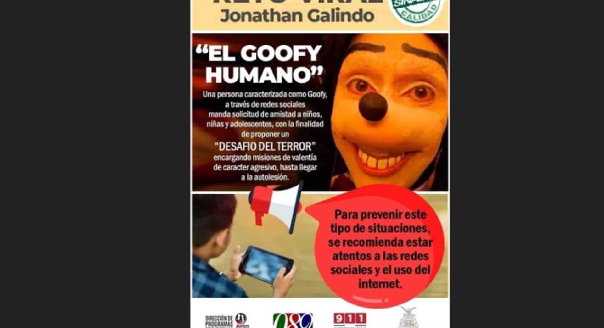 Llaman a cuidar a sus hijos del reto El Goofy Humano
