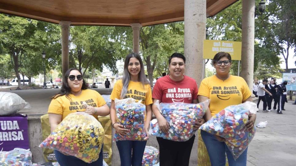 Una ayuda, Una Sonrisa te invita a donar tapas de plástico