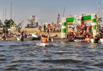 Celebran carrera de Kayak en Angostura
