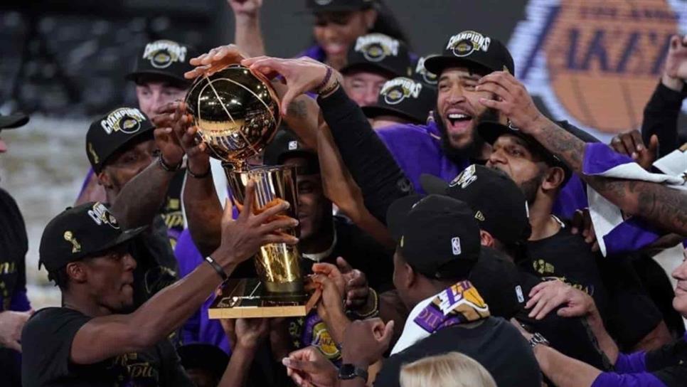 Los Lakers honran la memoria de Kobe Bryant al proclamarse campeones de la NBA