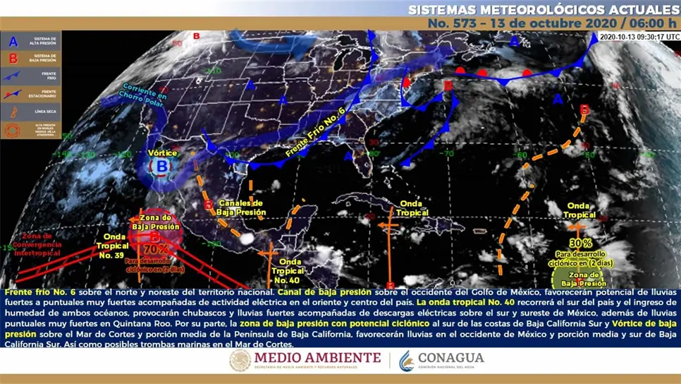 FOTO: Twitter @conagua_clima.