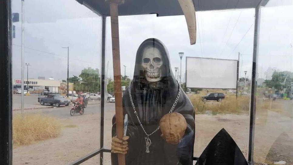 Derrumbarán altar de la Santa Muerte en Culiacán por no tener permiso