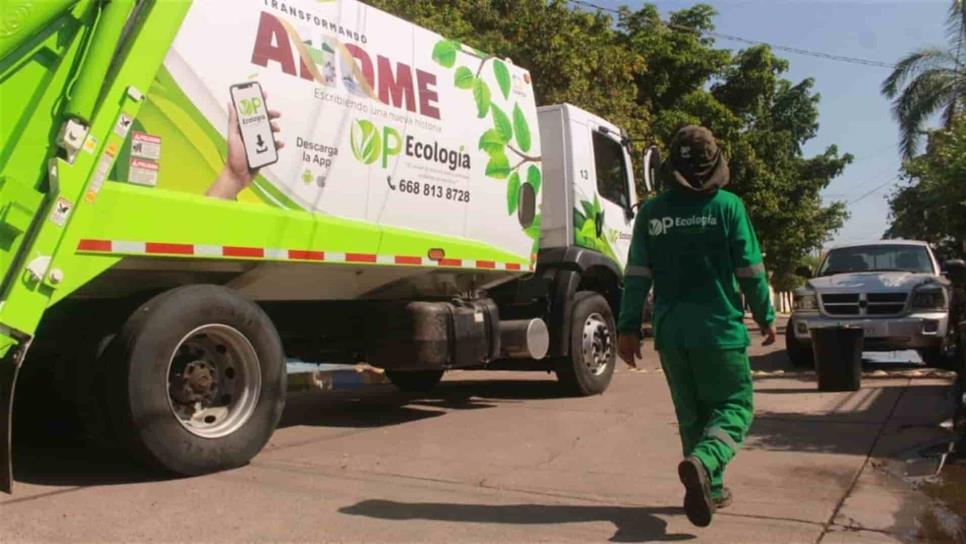 Recolección de basura en Ahome se regulariza en un 98 %